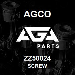 ZZ50024 Agco SCREW | AGA Parts