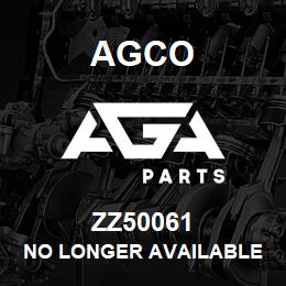 ZZ50061 Agco NO LONGER AVAILABLE | AGA Parts
