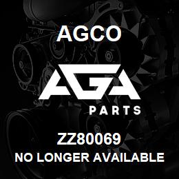 ZZ80069 Agco NO LONGER AVAILABLE | AGA Parts