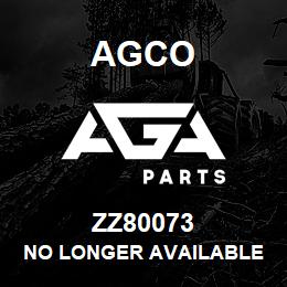 ZZ80073 Agco NO LONGER AVAILABLE | AGA Parts
