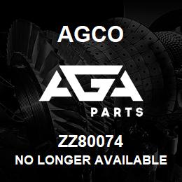 ZZ80074 Agco NO LONGER AVAILABLE | AGA Parts