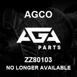 ZZ80103 Agco NO LONGER AVAILABLE | AGA Parts