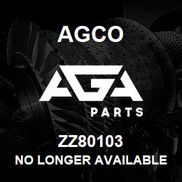 ZZ80103 Agco NO LONGER AVAILABLE | AGA Parts
