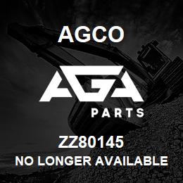 ZZ80145 Agco NO LONGER AVAILABLE | AGA Parts