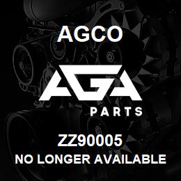 ZZ90005 Agco NO LONGER AVAILABLE | AGA Parts