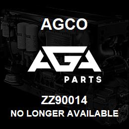ZZ90014 Agco NO LONGER AVAILABLE | AGA Parts