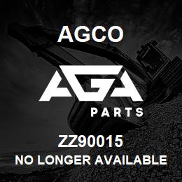 ZZ90015 Agco NO LONGER AVAILABLE | AGA Parts