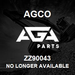 ZZ90043 Agco NO LONGER AVAILABLE | AGA Parts