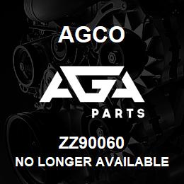 ZZ90060 Agco NO LONGER AVAILABLE | AGA Parts