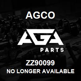 ZZ90099 Agco NO LONGER AVAILABLE | AGA Parts