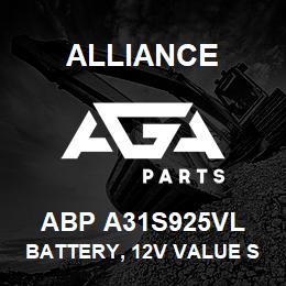 ABP A31S925VL Alliance BATTERY, 12V VALUE STARTING GRP31 925CCA | AGA Parts