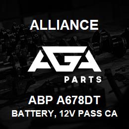 ABP A678DT Alliance BATTERY, 12V PASS CAR GRP34/78 690CCA | AGA Parts
