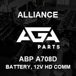 ABP A708D Alliance BATTERY, 12V HD COMMERCIAL GRP8D 1100CCA | AGA Parts