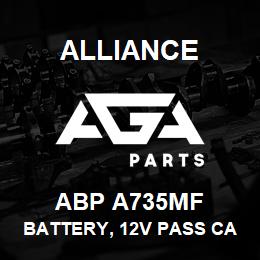 ABP A735MF Alliance BATTERY, 12V PASS CAR GRP35 640CCA | AGA Parts