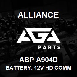ABP A904D Alliance BATTERY, 12V HD COMMERCIAL GRP4D 1050CCA | AGA Parts