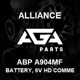 ABP A904MF Alliance BATTERY, 6V HD COMMERCIAL GRP4 975CCA | AGA Parts