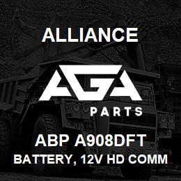 ABP A908DFT Alliance BATTERY, 12V HD COMMERCIAL GRP8D 1425CCA | AGA Parts