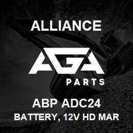 ABP ADC24 Alliance BATTERY, 12V HD MAR DEEPCYC GRP24 500CCA | AGA Parts