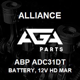 ABP ADC31DT Alliance BATTERY, 12V HD MAR DEEPCYC GRP31 650CCA | AGA Parts