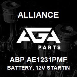 ABP AE1231PMF Alliance BATTERY, 12V STARTING GRP31 1125CCA POST | AGA Parts