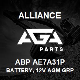 ABP AE7A31P Alliance BATTERY, 12V AGM GRP31 730CCA POST | AGA Parts