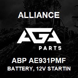 ABP AE931PMF Alliance BATTERY, 12V STARTING GRP31 650CCA POST | AGA Parts