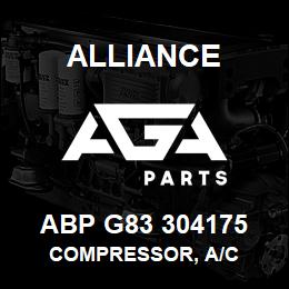 ABP G83 304175 Alliance COMPRESSOR, A/C | AGA Parts