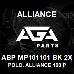 ABP MP101101 BK 2X Alliance POLO, ALLIANCE 100 PCT PIMA CTTN -2X | AGA Parts
