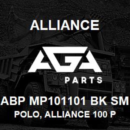 ABP MP101101 BK SM Alliance POLO, ALLIANCE 100 PCT PIMA CTTN -S | AGA Parts