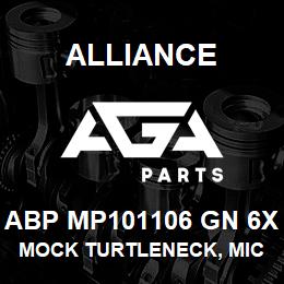 ABP MP101106 GN 6X Alliance MOCK TURTLENECK, MICROFIBRE -SHRT SLV GRN | AGA Parts