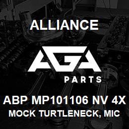 ABP MP101106 NV 4X Alliance MOCK TURTLENECK, MICROFIBRE -SHRT SLV NAVY | AGA Parts