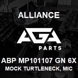 ABP MP101107 GN 6X Alliance MOCK TURTLENECK, MICROFIBRE -LNG SLV GRN | AGA Parts