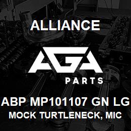 ABP MP101107 GN LG Alliance MOCK TURTLENECK, MICROFIBRE -LNG SLV GRN | AGA Parts
