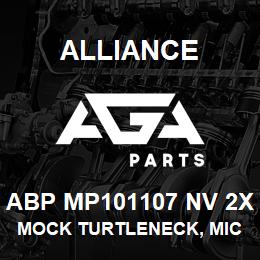 ABP MP101107 NV 2X Alliance MOCK TURTLENECK, MICROFIBRE -LNG SLV NAVY | AGA Parts