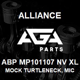 ABP MP101107 NV XL Alliance MOCK TURTLENECK, MICROFIBRE -LNG SLV NAVY | AGA Parts