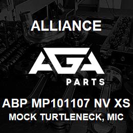 ABP MP101107 NV XS Alliance MOCK TURTLENECK, MICROFIBRE -LNG SLV NAVY | AGA Parts