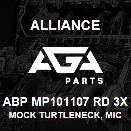 ABP MP101107 RD 3X Alliance MOCK TURTLENECK, MICROFIBRE -LNG SLV RED | AGA Parts