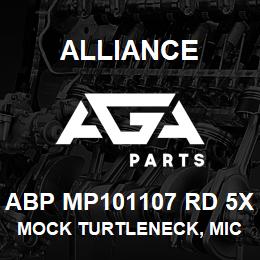 ABP MP101107 RD 5X Alliance MOCK TURTLENECK, MICROFIBRE -LNG SLV RED | AGA Parts
