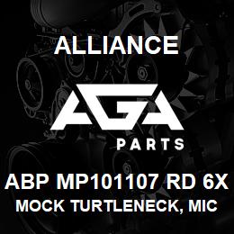 ABP MP101107 RD 6X Alliance MOCK TURTLENECK, MICROFIBRE -LNG SLV RED | AGA Parts
