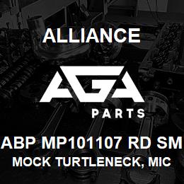 ABP MP101107 RD SM Alliance MOCK TURTLENECK, MICROFIBRE -LNG SLV RED | AGA Parts