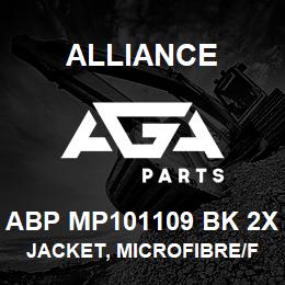 ABP MP101109 BK 2X Alliance JACKET, MICROFIBRE/FLEECE LINED BLCK | AGA Parts