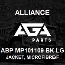 ABP MP101109 BK LG Alliance JACKET, MICROFIBRE/FLEECE LINED BLCK | AGA Parts