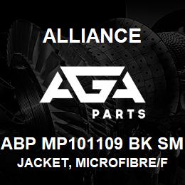 ABP MP101109 BK SM Alliance JACKET, MICROFIBRE/FLEECE LINED BLCK | AGA Parts