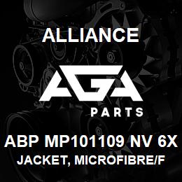 ABP MP101109 NV 6X Alliance JACKET, MICROFIBRE/FLEECE LINED NAVY | AGA Parts