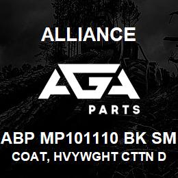 ABP MP101110 BK SM Alliance COAT, HVYWGHT CTTN DUCK QUILTED BLCK | AGA Parts