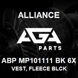 ABP MP101111 BK 6X Alliance VEST, FLEECE BLCK | AGA Parts