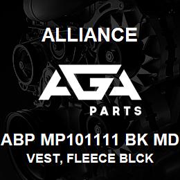 ABP MP101111 BK MD Alliance VEST, FLEECE BLCK | AGA Parts