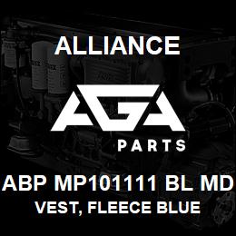 ABP MP101111 BL MD Alliance VEST, FLEECE BLUE | AGA Parts