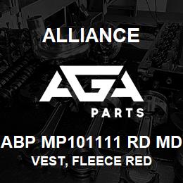 ABP MP101111 RD MD Alliance VEST, FLEECE RED | AGA Parts