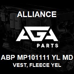 ABP MP101111 YL MD Alliance VEST, FLEECE YEL | AGA Parts